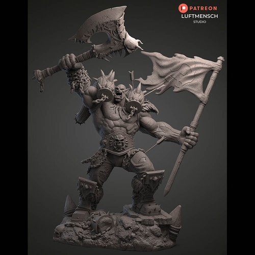 Гаррош Адский Крик Garrosh Hellscream world of warcraft wow Варкрафт Коллекционная Фигурка Аниме