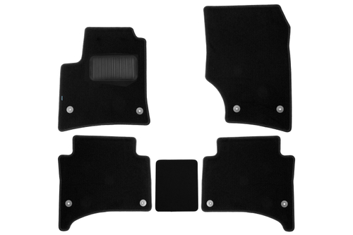 Коврики в салон для VOLKSWAGEN Touareg 2002-2006, 2007-2010, внедорожник , 5 шт. (текстиль) KLEVER03510122110KH