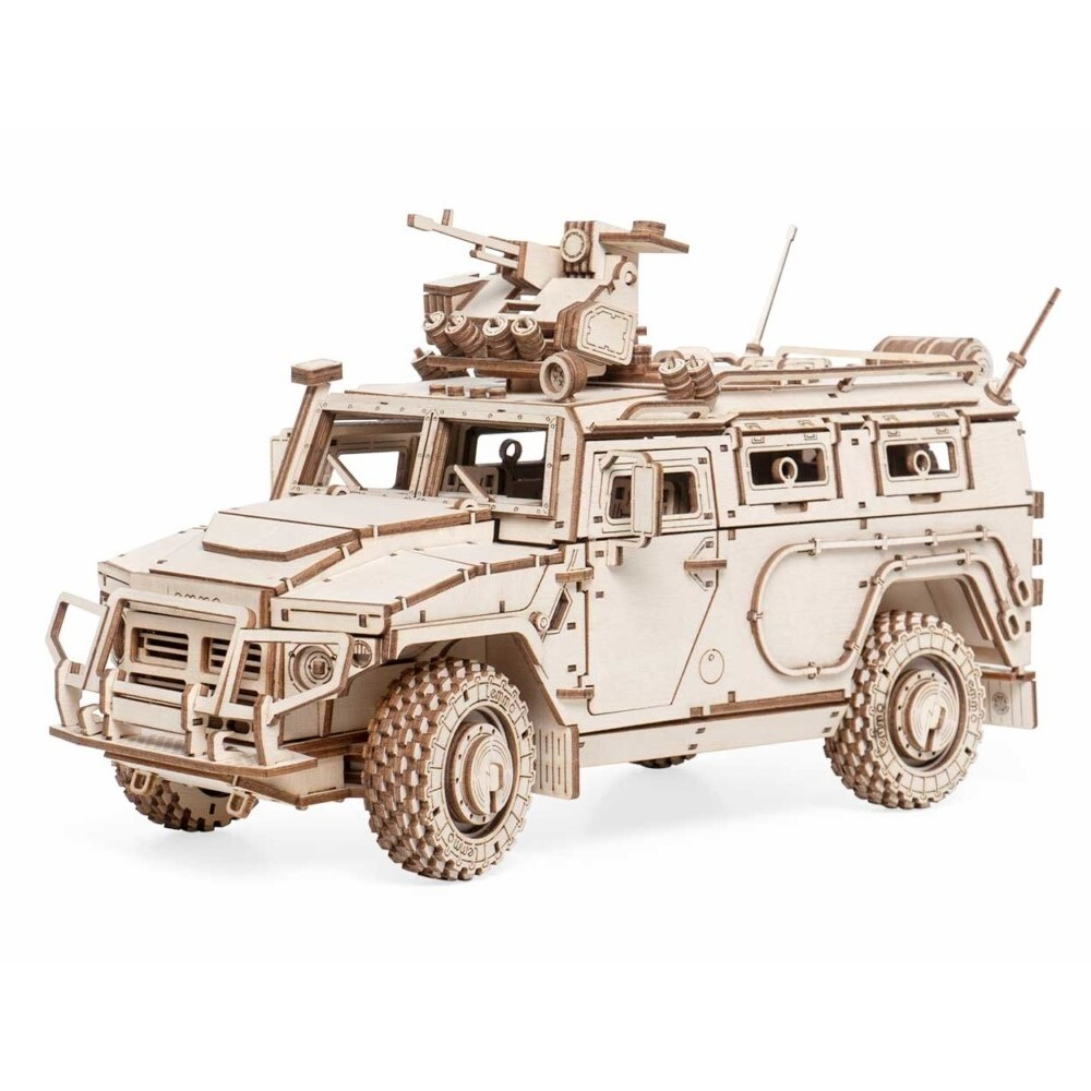 Бронеавтомобиль ЛИГЕР от Lemmo - Деревянный конструктор, 3D пазл, сборная модель