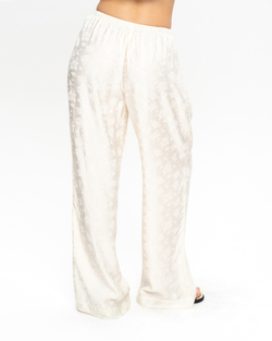 Брюки-палаццо из вискозы с цветочным узором