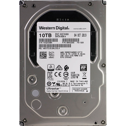Серверный жесткий диск HDD Western Digital Ultrastar DC HC330 10TB SATA 7.2K 3.5" WUS721010ALE6L4