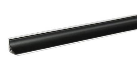 Плинтус для столешниц LB15 Черный матовый 3м