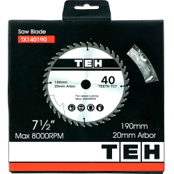 Аккумуляторная пила дисковая TEH LCS190 20V (без АКБ и ЗУ)