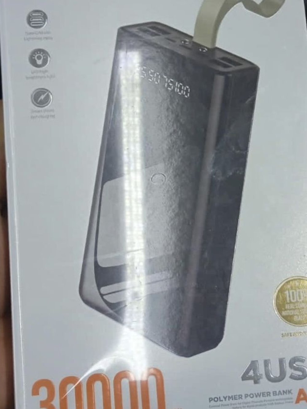 Внешний аккумулятор повербанк Demaco A86 на 30000 mAh