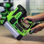 Нейлер аккумуляторный Greenworks, GD24BN, 3400707,24v, без АКБ и ЗУ