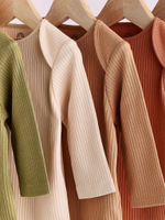 Боди с длинным рукавом для малышей Next K79-795, 5 шт., Хаки, Бежевый, Коричневый