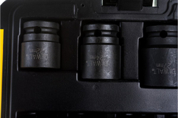 Набор ударных торцевых головок (10-27 мм; 1/2"; 9 шт.) DEWALT DT7507