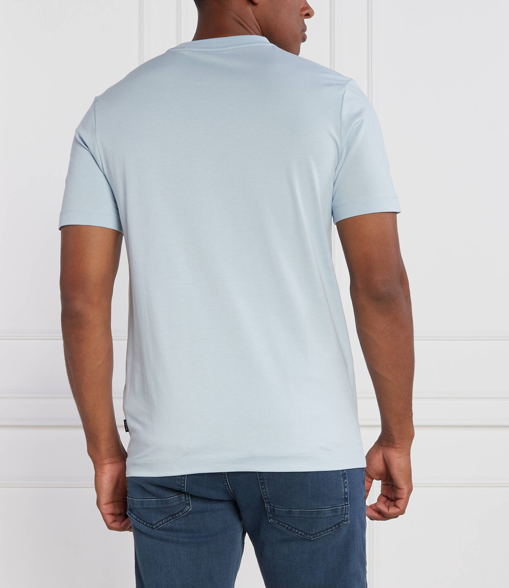 Футболка Thompson BOSS BLACK - голубой(50468347)