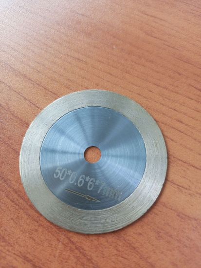 Диск алмазный спеченный на мини ушм 50*0,6*6мм