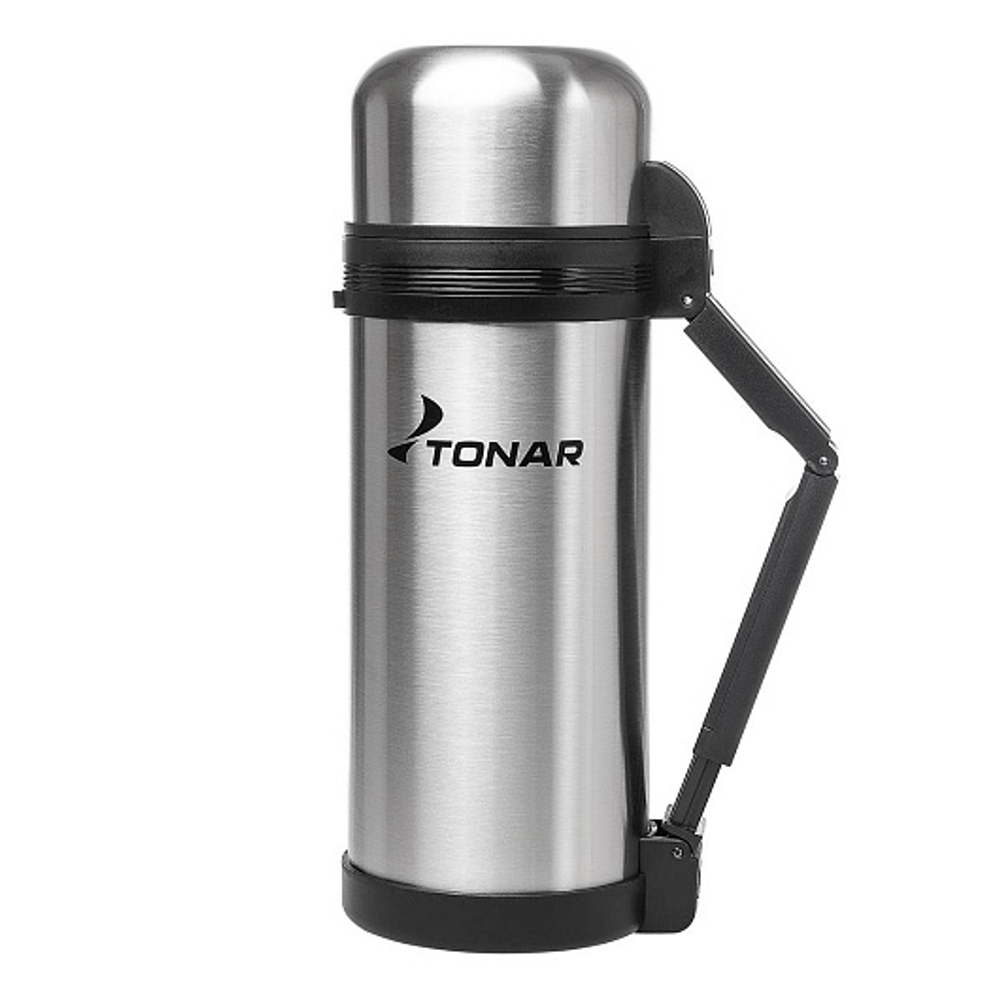 Термос (HS.TM-010) 1000ML (дополн.пласт.чашка, скл.ручка, ремень) TONAR