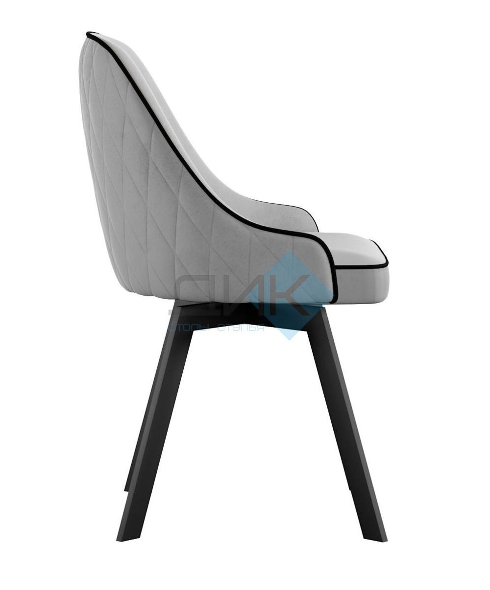 Стул DikLine 266М поворотный опоры чёрные