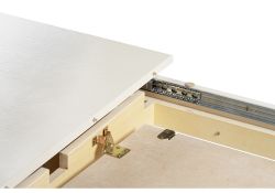 Деревянный стол Морнит 180(240)х100х76 слоновая кость / золото