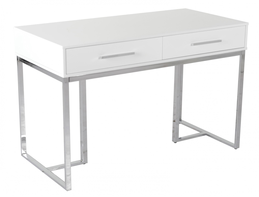 Стол-консоль Ist Casa Армада, 120х60х78 см, белый, серебро