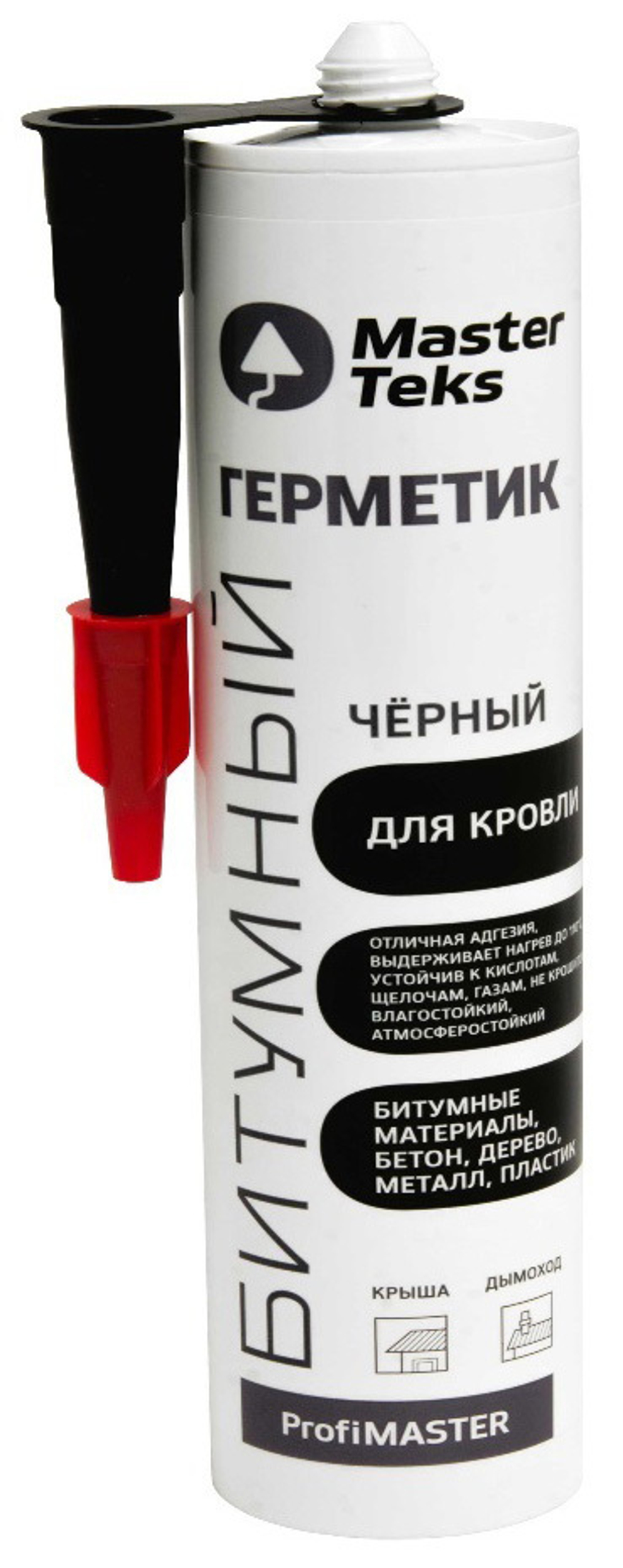 Герметик битумный д/кровли  PROFIMASTER 260 мл черный
