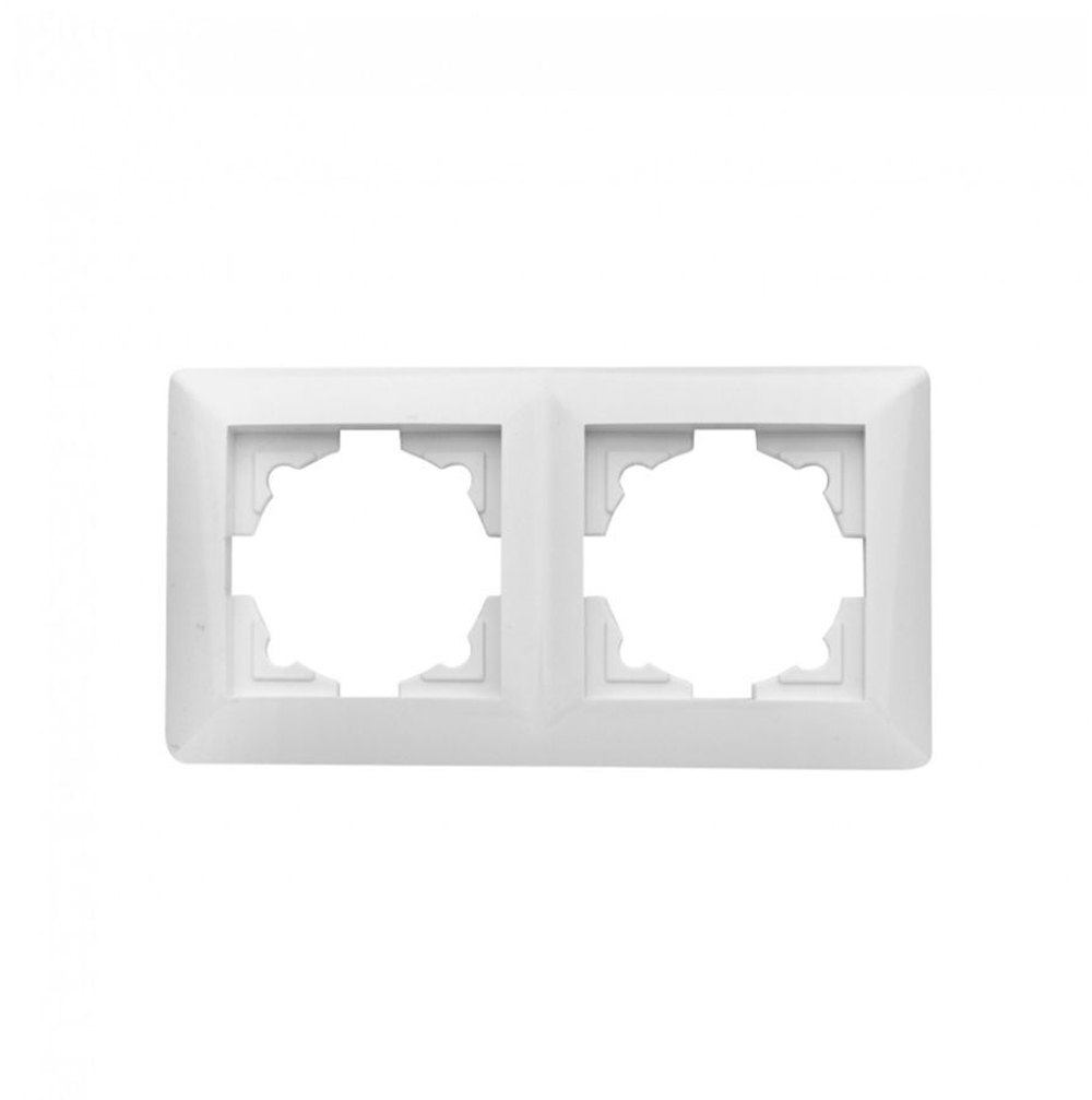 Рамка 2-я горизонтальная ProfiTec Optima белая