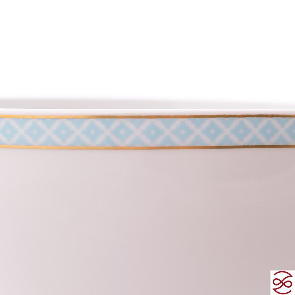 Салатник Falkenporzellan Corvara AERO BLUE-GOLD 21 см