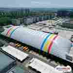 Воздухоопорное сооружение для футбола «Путь Чемпиона», 105×68×24 м