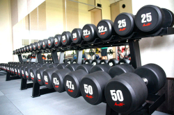 AeroFit AFDB52,5-60 набор обрезиненных гантелей