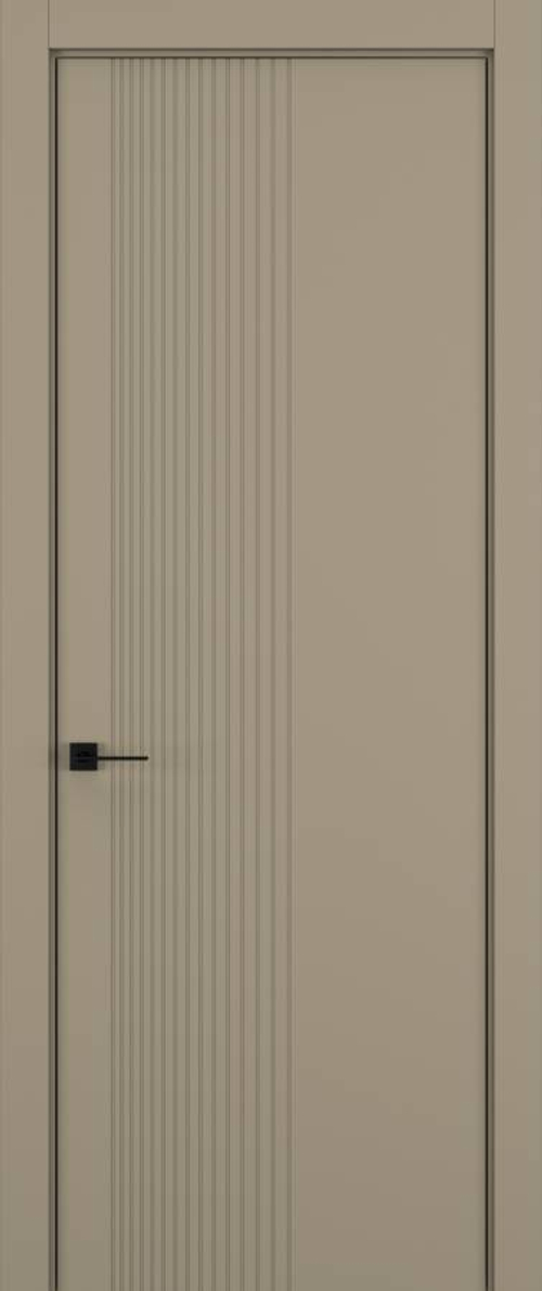 Дверь 7 VERTICAL Матовый Серо-бежевый