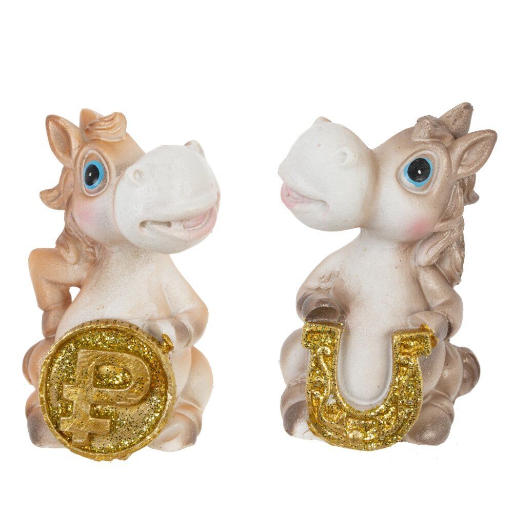 GAEM Фигурка декоративная "Лошадка", L4 W4,5 H6 см, 2в.