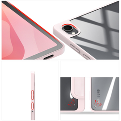 Чехол книжка розового цвета для планшета Samsung Galaxy Tab S11, серия Toby Series Case от Dux Ducis