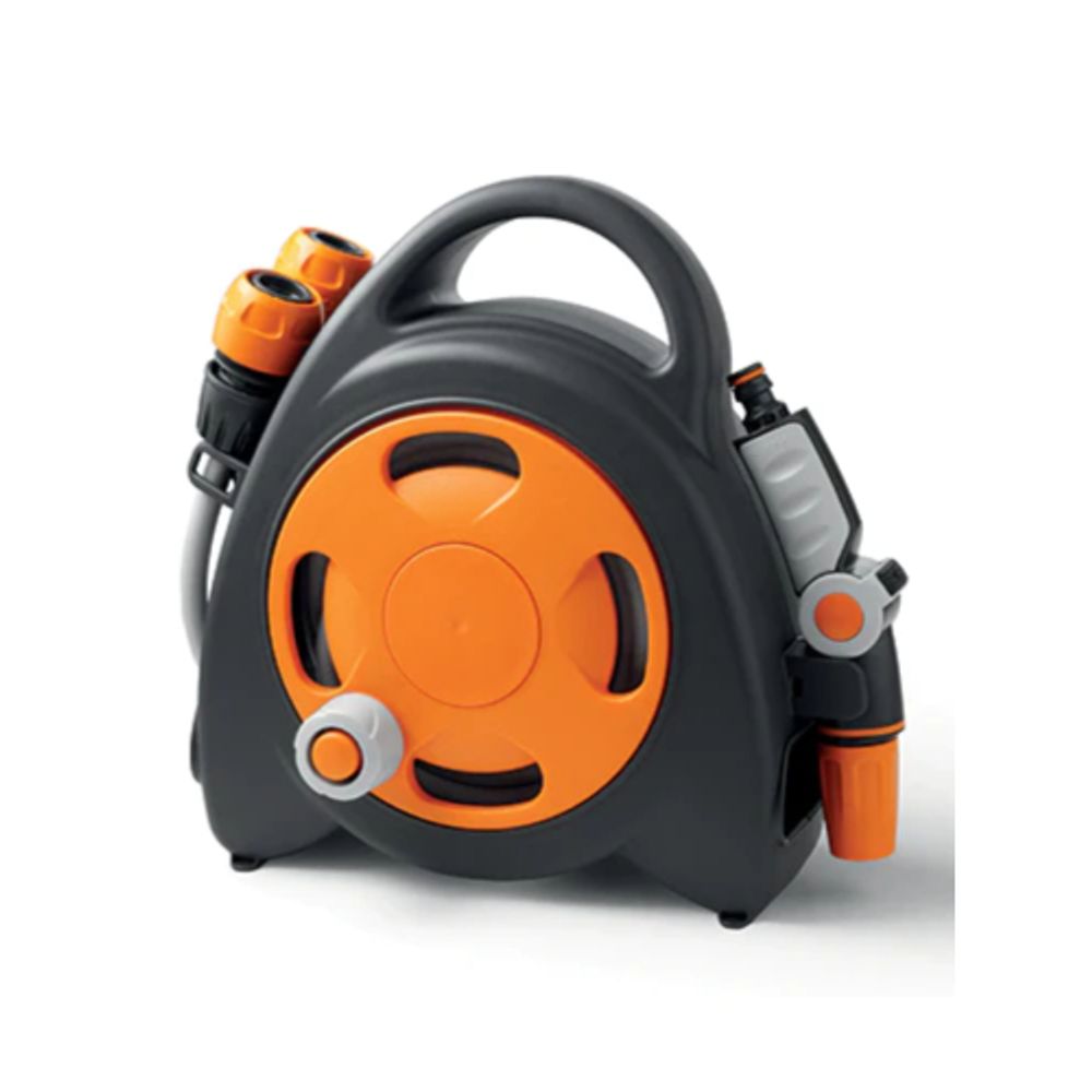 Катушка для шланга GF GF80005606 AQUABAG механическая настенная в комплекте со шлангом 8 мм 11,5 м | GF