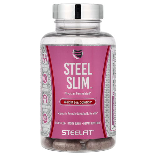 SteelFit, Steel Slim™, средство для снижения веса, 90 капсул