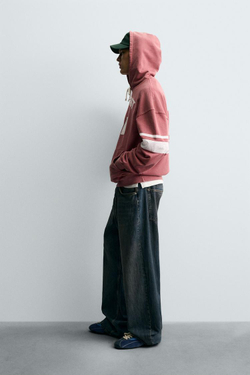 ZARA ТОЛСТОВКА С КАПЮШОНОМ NFL WASHINGTON COMMANDERS, КРАСНЫЙ