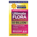 Renew Life, Ultimate Flora™, пробиотик, 50 млрд КОЕ, 30 веганских капсул с отсроченным высвобождением