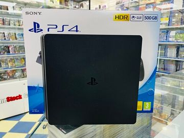 Sony Playstation 4 Slim 500GB CUH-2216A, С коробкой, S/N: 03274525736214574 (PS4, Б/У)
