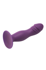 Фиолетовый фаллоимитатор Pleasure Dildo - 14,6 см.