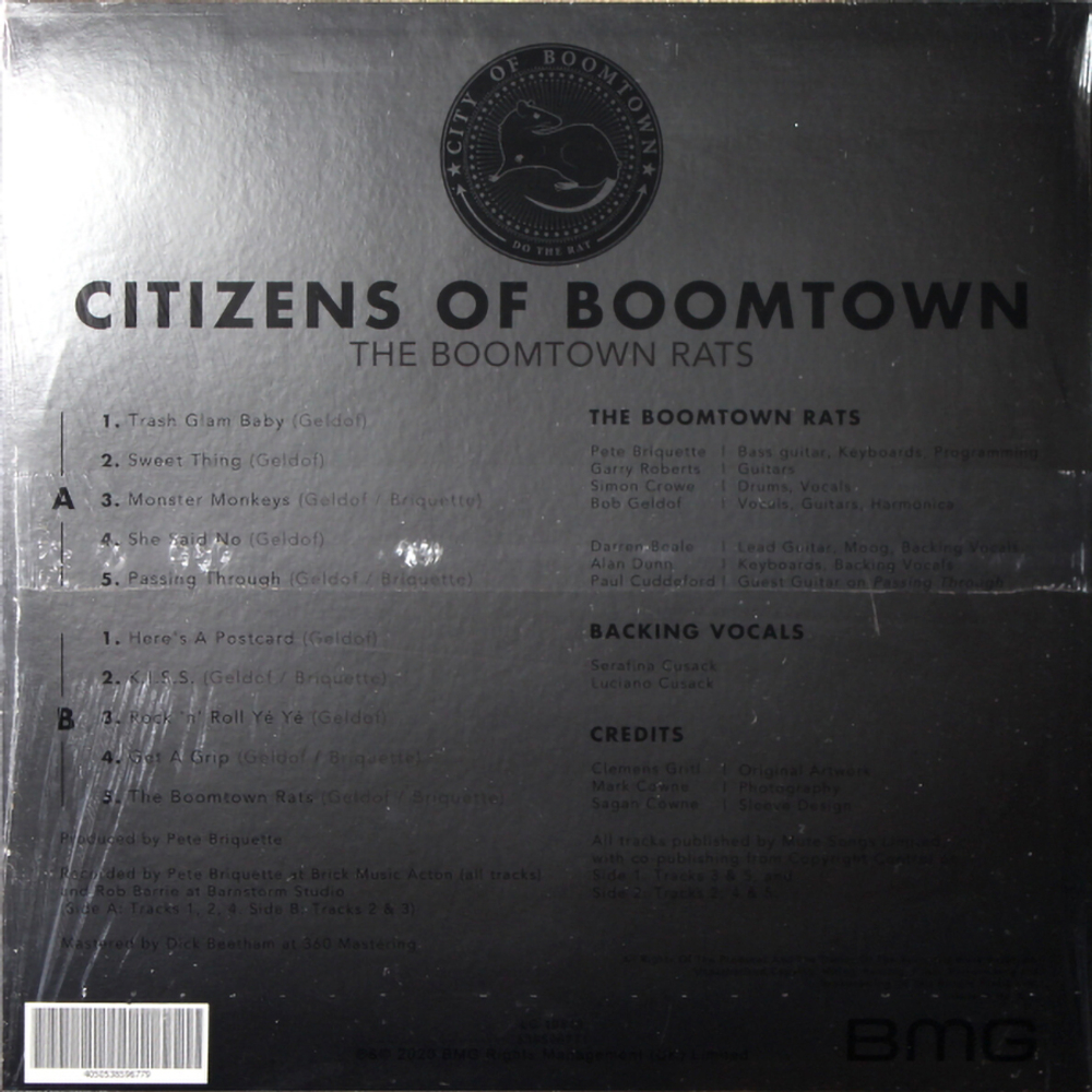 The Boomtown Rats / Citizens Of Boomtown (Coloured Vinyl)(LP)
