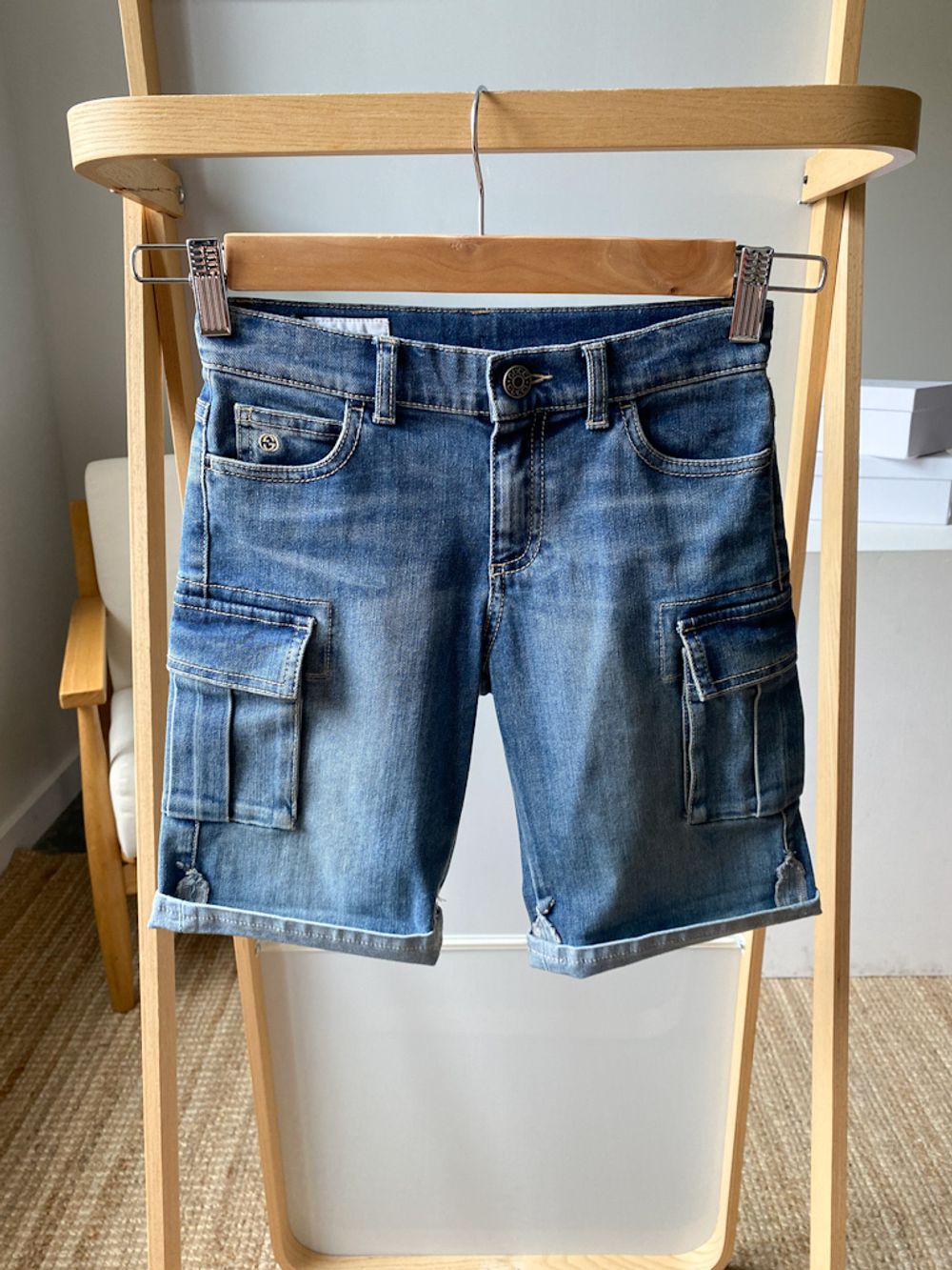 Джинсовые шорты Gucci, 116