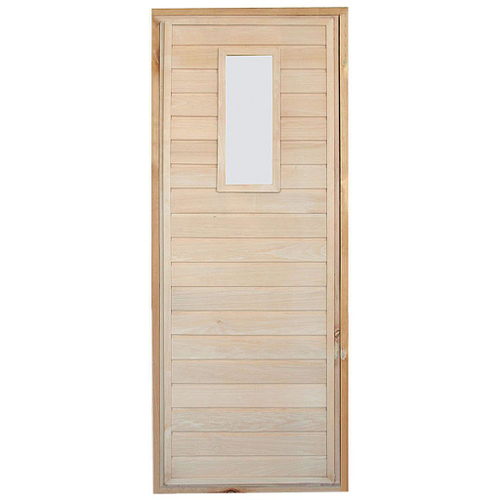 Дверь липа со стеклом 1800*700 (полотно 60)