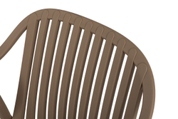 "Мохито" стул пластиковый, цвет бежево-коричневый