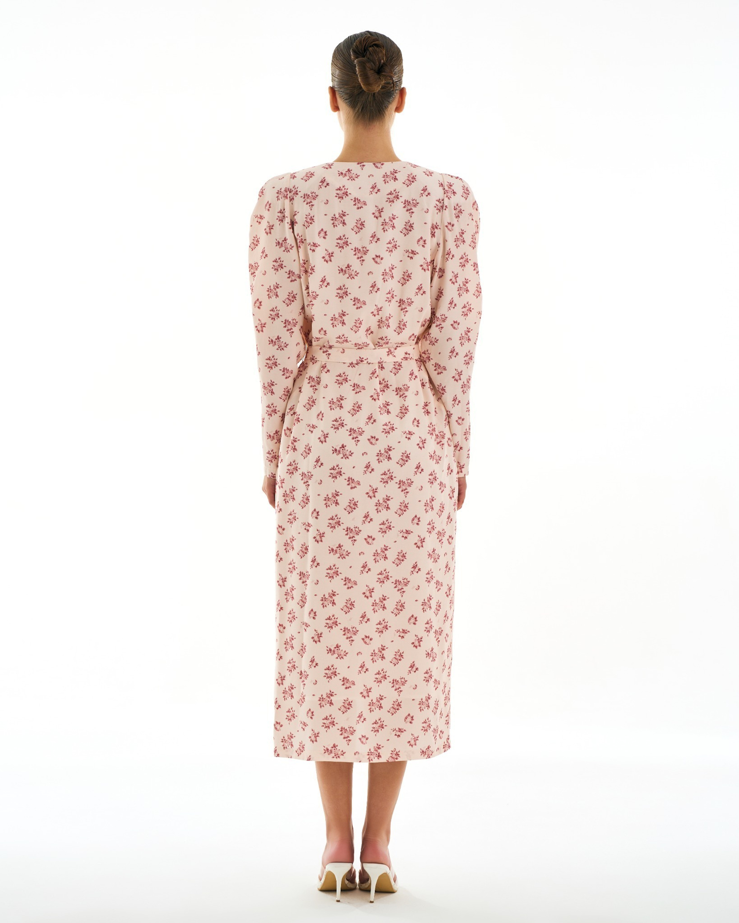 Платье Duchesse (Дюшес) в розовые цветочки