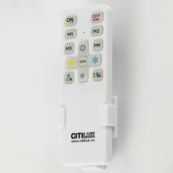Citilux Стиг CL203141 LED Люстра потолочная с пультом Чёрная