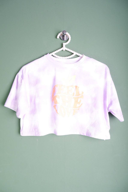 Футболка укороченная, визуально 44 размер