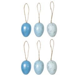 GAEM Набор из 6-ти изделий декоративных подвесных "Яйцо" (4*6,5), L14 W12,5 H4,5 см