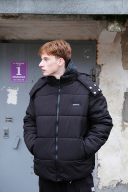 Пуховик Antisocial Down Jacket черный