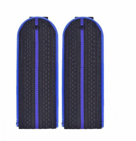 Погоны Юстиция темно-синие 1 васильковый просвет пластик