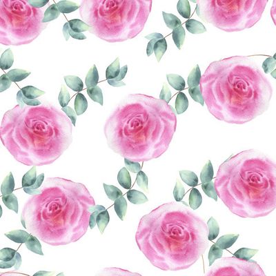 Розовые розы