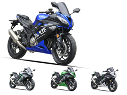 Мотоцикл бензиновый Xiao Niu 400CC, синий