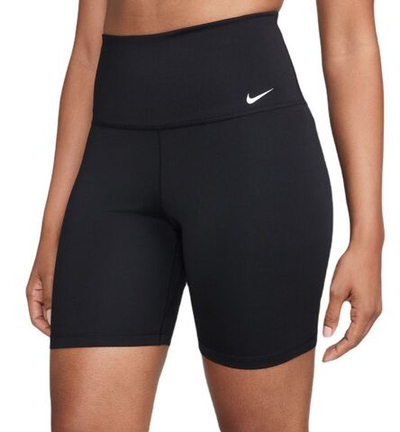 Женские Шорты теннисные Nike Dri-Fit High-Rise 7in Shorts - black/white