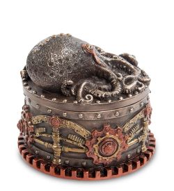 Veronese WS-188 Шкатулка в стиле Стимпанк «Осьминог»