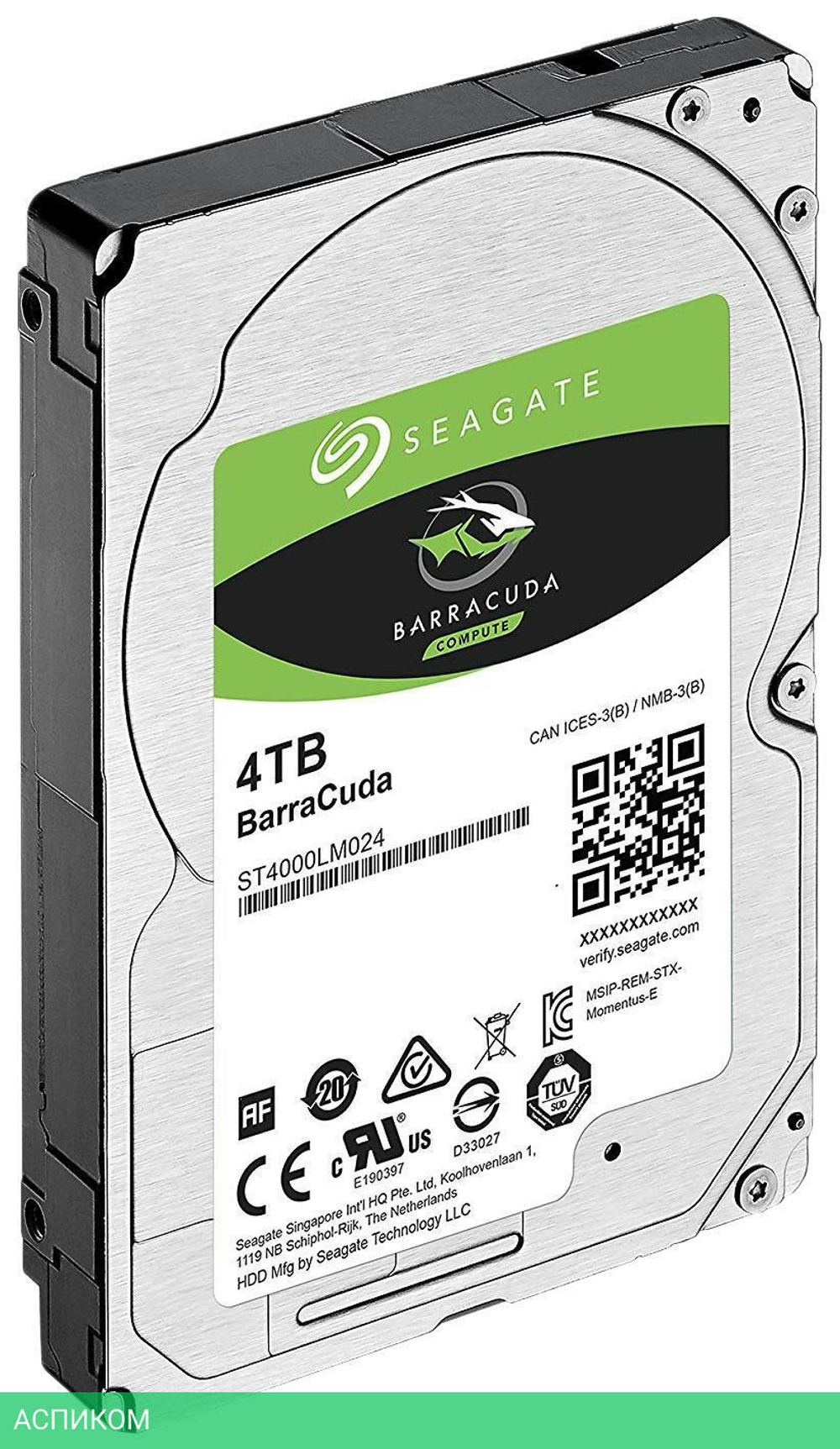 Жесткий диск Seagate Barracuda 4TB (ST4000LM024)