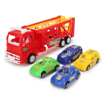 Автовоз ин. 30см + 4машины, ПК JL001-4