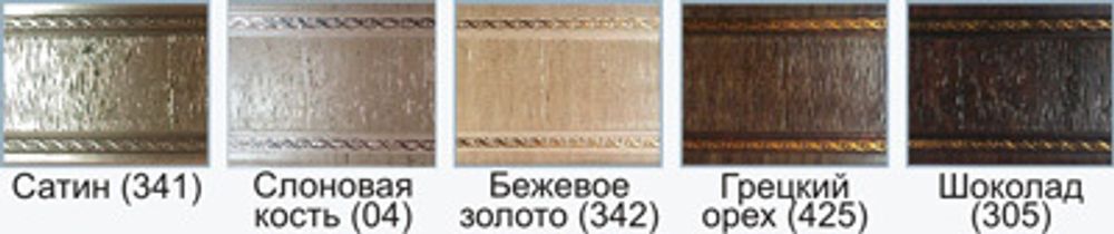 Сатин "Ария" (7см) декоративная планка (бленда)
