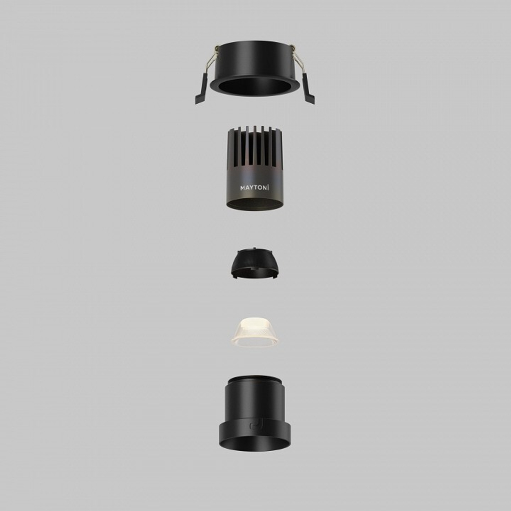 Встраиваемый светильник Maytoni  DL116-10W-3K-B