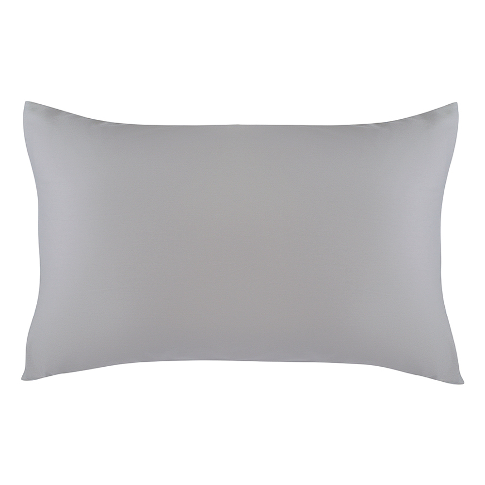 Комплект постельного белья из премиального сатина серого цвета из коллекции essential, 200х220 см